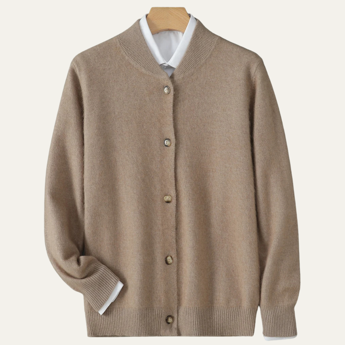 Men's Soft Knit Cardigan 100% - VibreMode