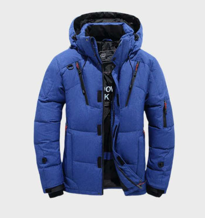 Men's Water-Resistant Parka Thick Lining