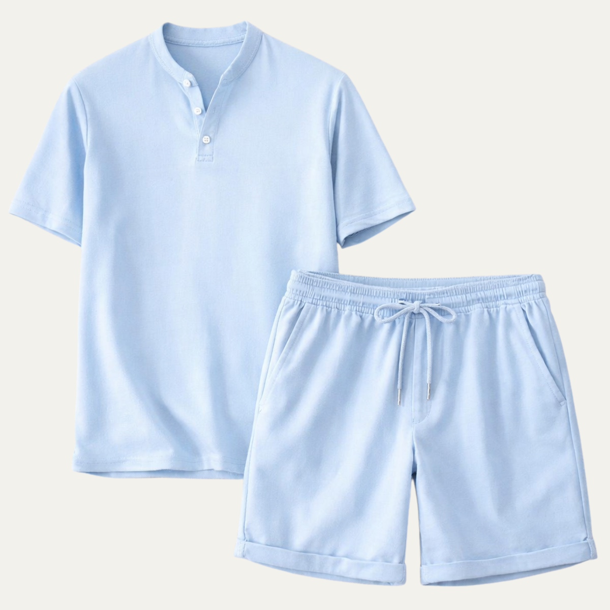 Men's Casual Summer Set T Shirt And Shorts - VibreMode