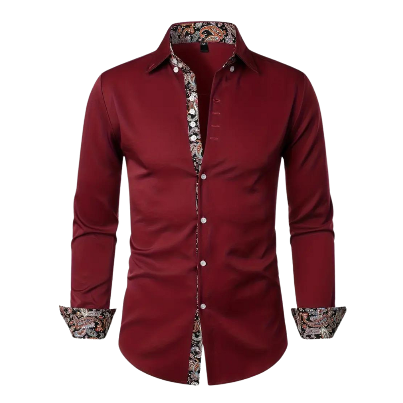 Men's Paisley Accent Dress Shirt