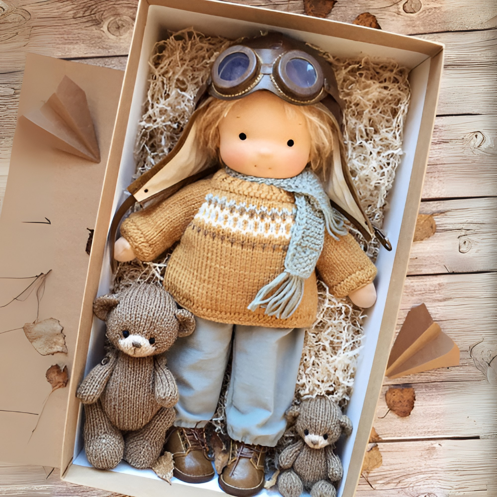 Waldorf Cuddly Doll Handmade