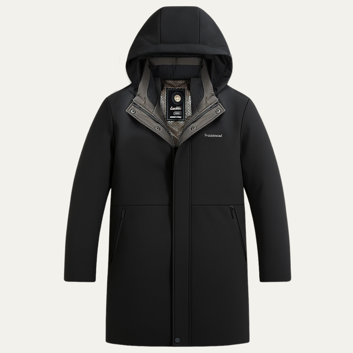 Men's Waterproof Parka Thick Warm Hooded Coat - VibreMode