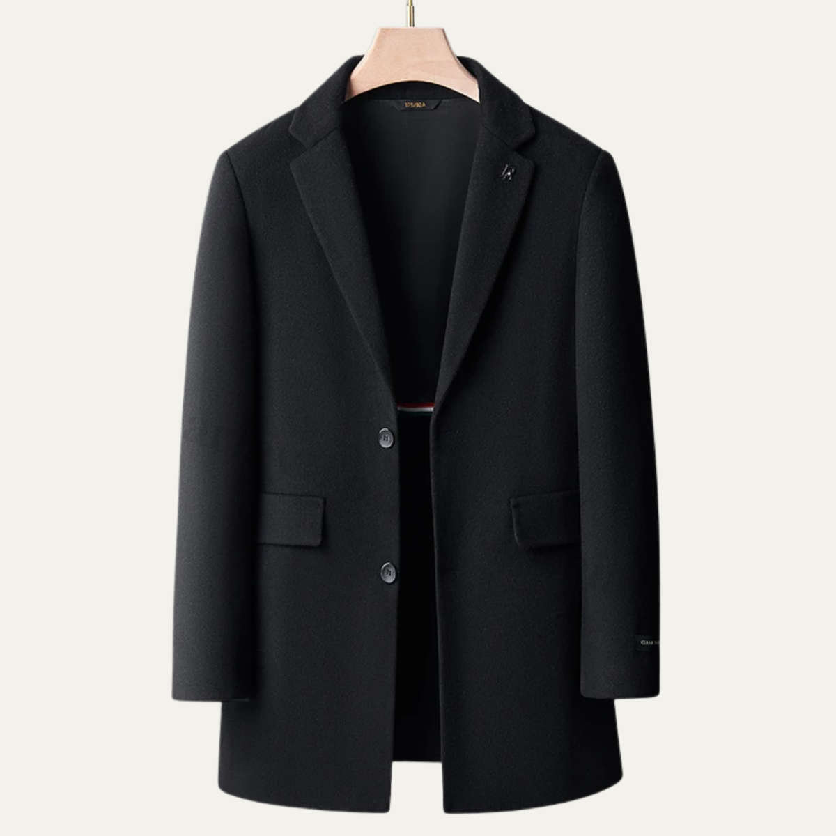 Elmford Men's Tailored Overcoat