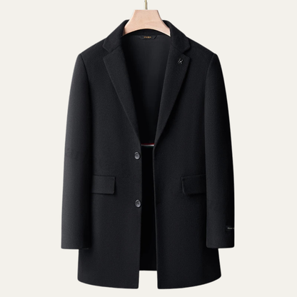 Elmford Men's Tailored Overcoat
