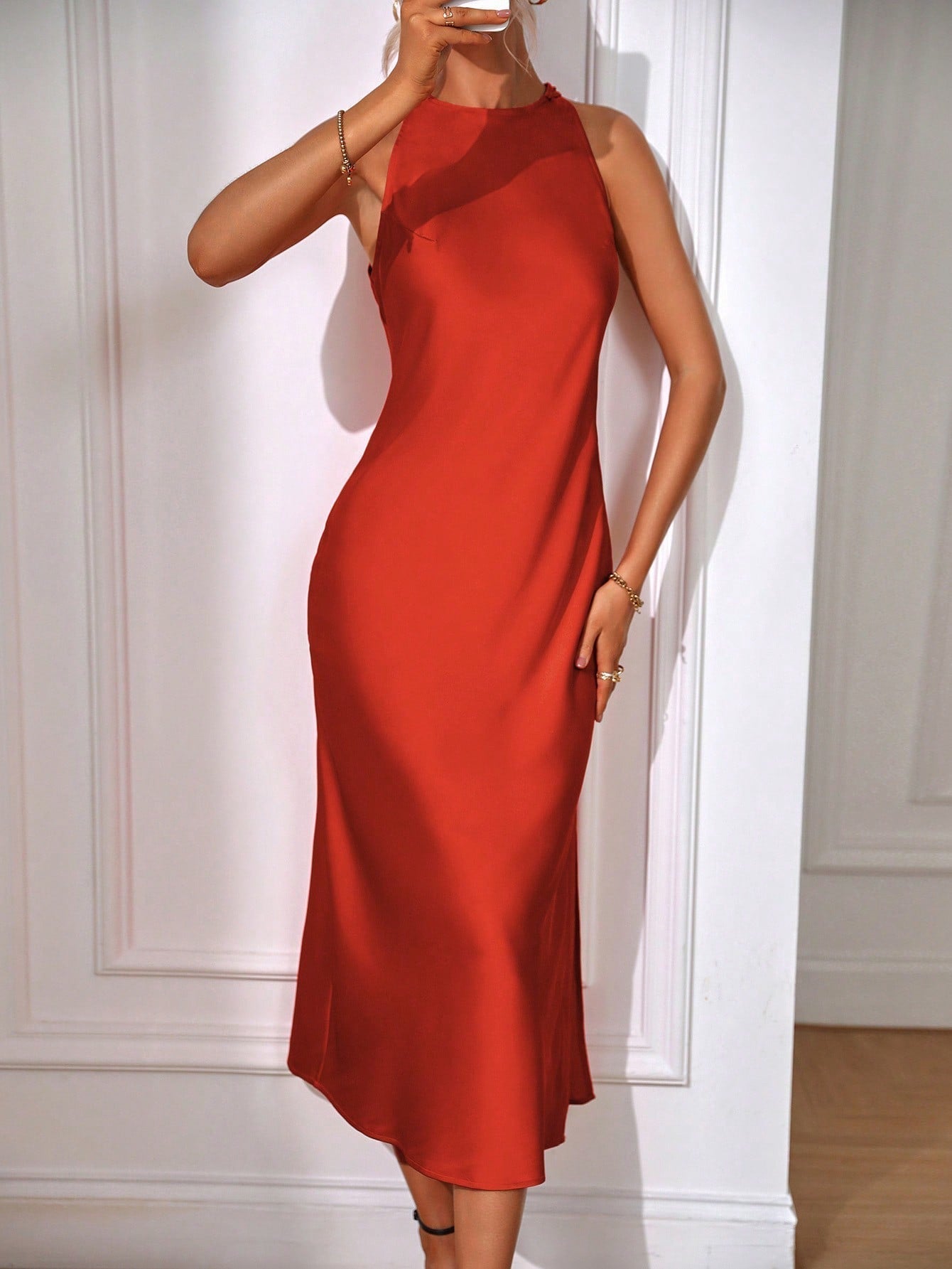 Strapless Floor Length Summer Dress