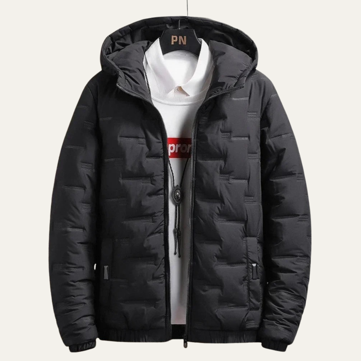 Men's Quilted Puffer Jacket Warm Lightweight