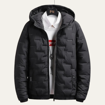 Men's Quilted Puffer Jacket Warm Lightweight