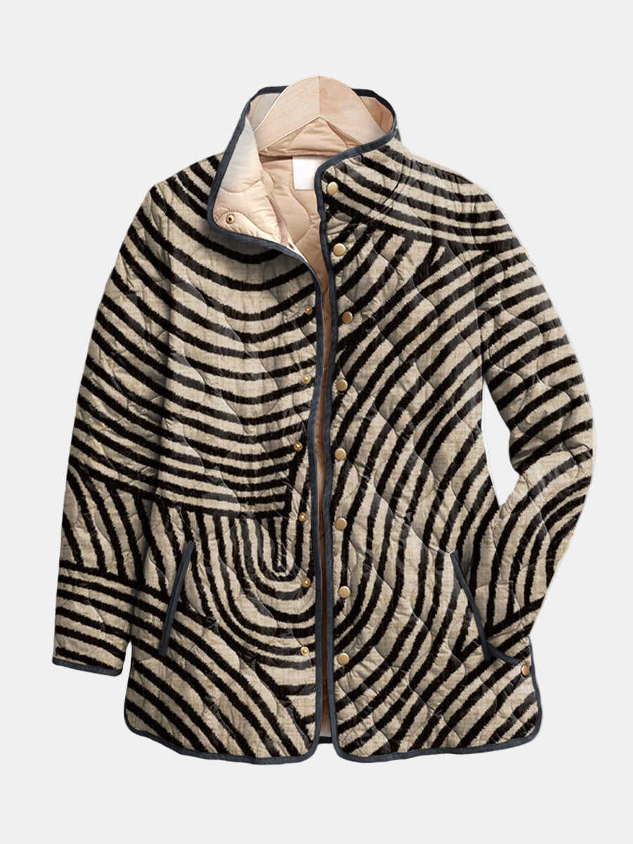 Retro Quilted Circle Jacket - VibreMode