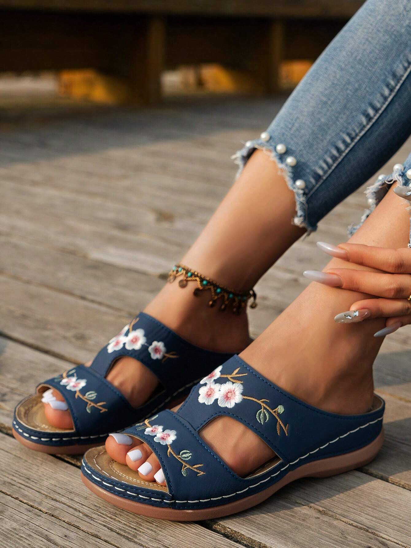 Gorgeous Blossom High Heel Sandals