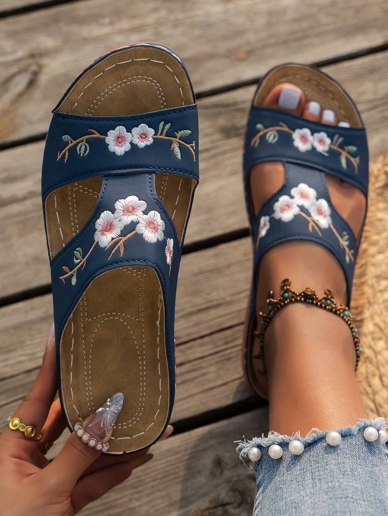 Gorgeous Blossom High Heel Sandals