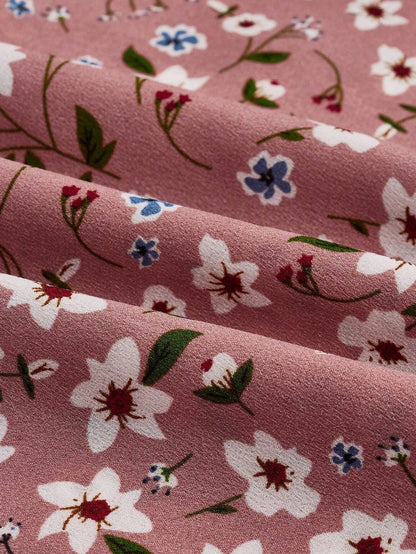 Bohemian Floral Long Sleeve Maxi Dress for Women