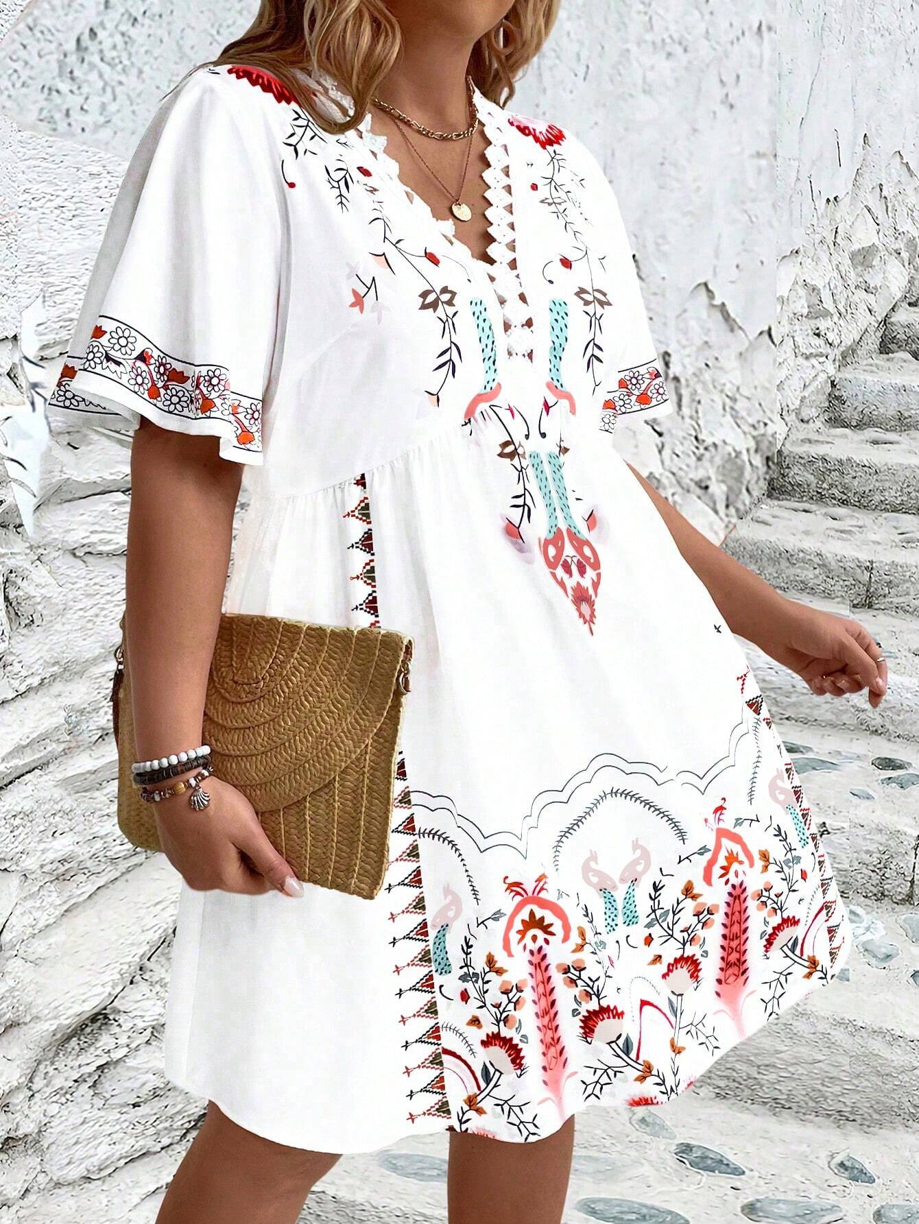 Curvy Chic Floral Maxi Dress