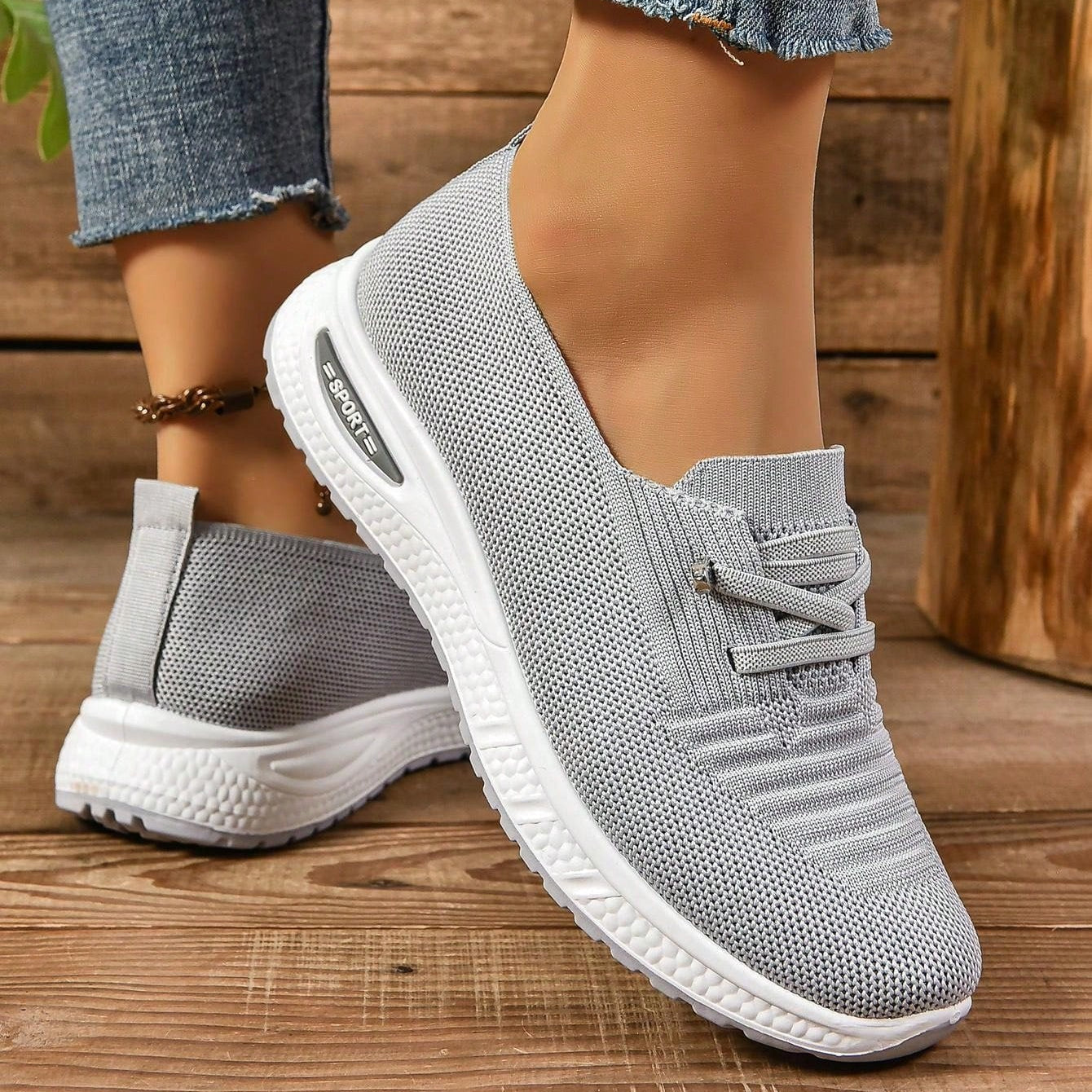 Comfortable Women's Airy Jogging Shoes with Soft Insoles