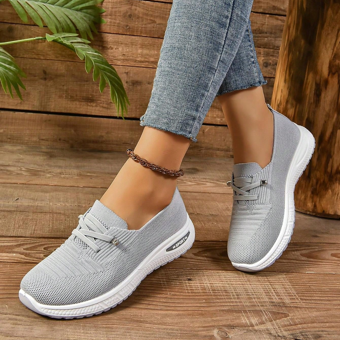 Comfortable Women's Airy Jogging Shoes with Soft Insoles
