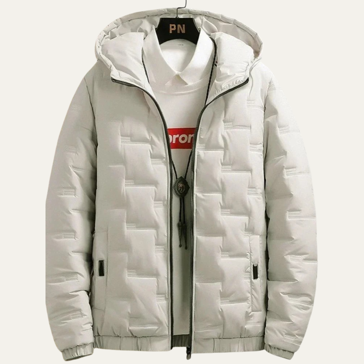 Men's Quilted Puffer Jacket Warm Lightweight