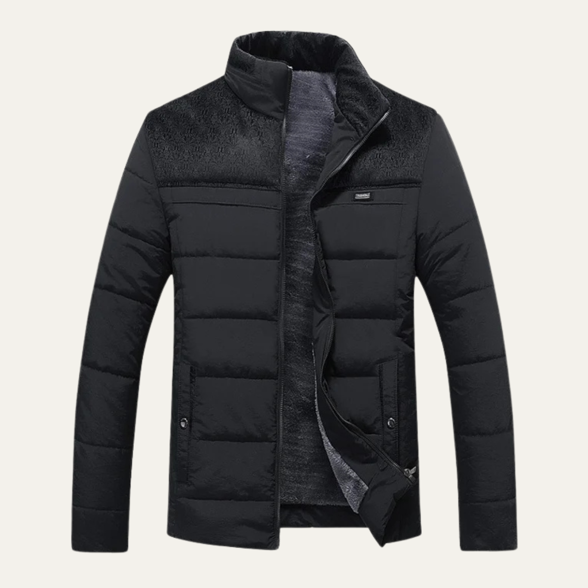 Men's Insulated Puffer Jacket Winter Plush
