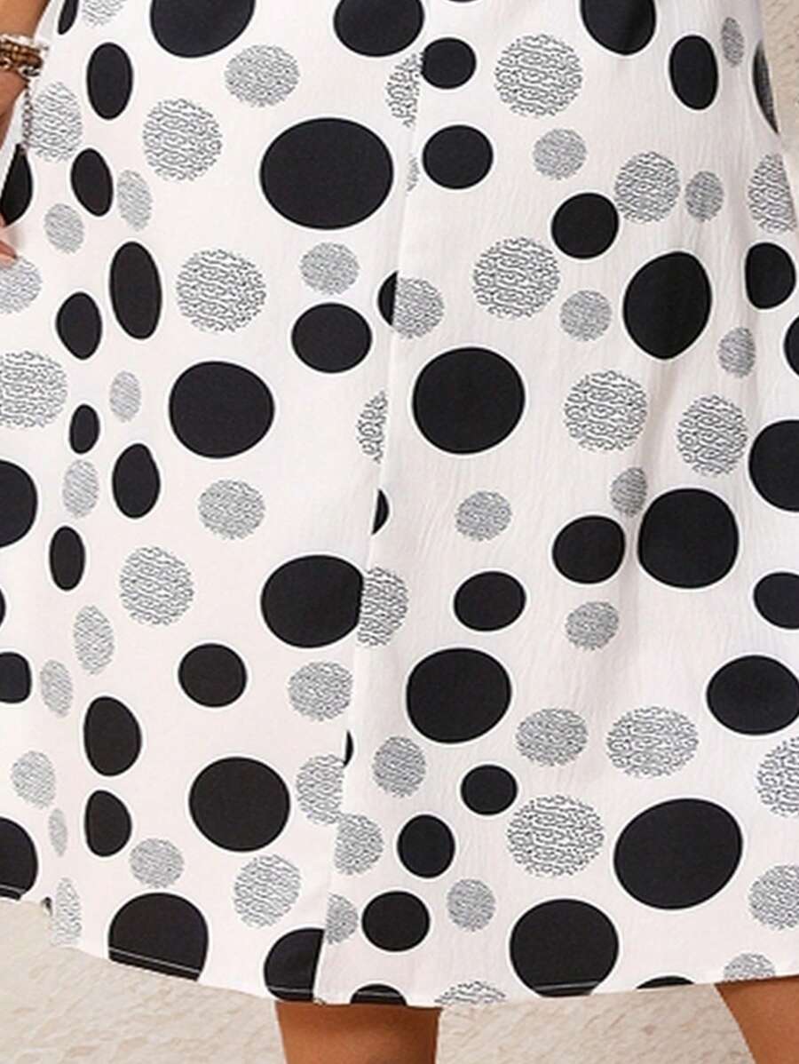 Spotted Floral Women's Dress