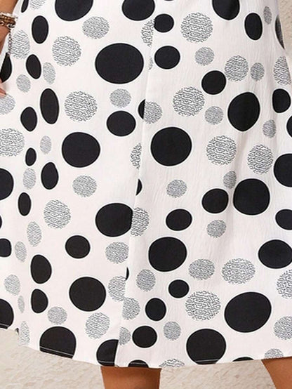 Spotted Floral Women's Dress
