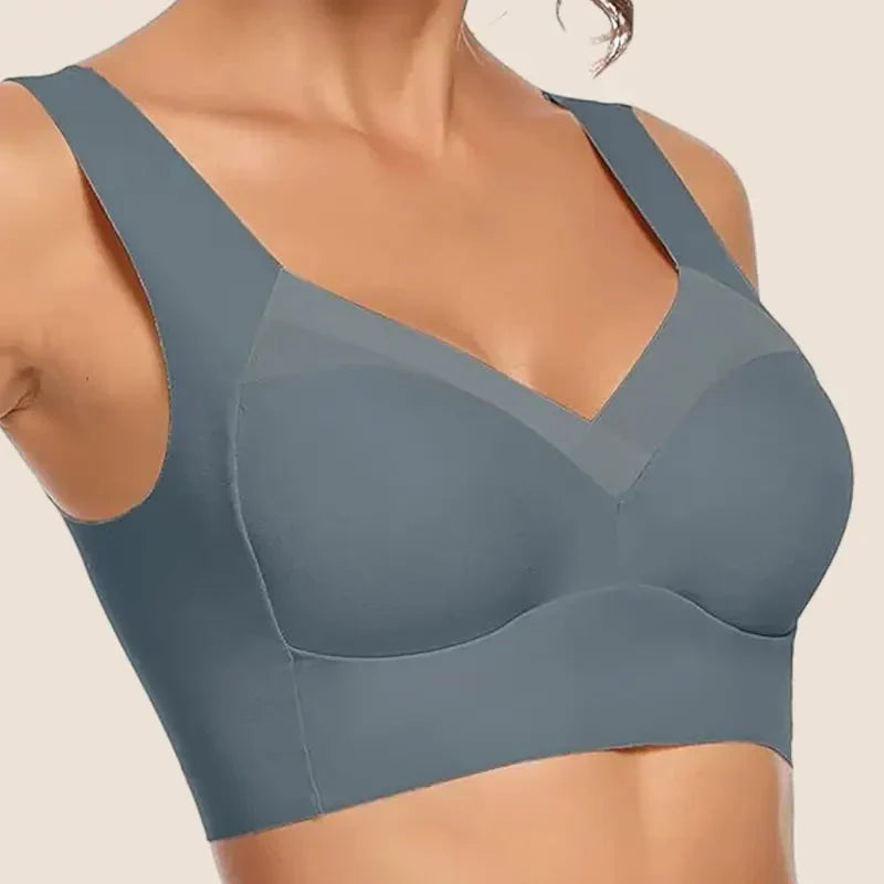 Women's Full Cup Wireless Bra Adjustable Strap