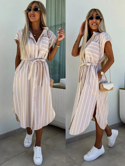 Animal Print V Neck Maxi Dress