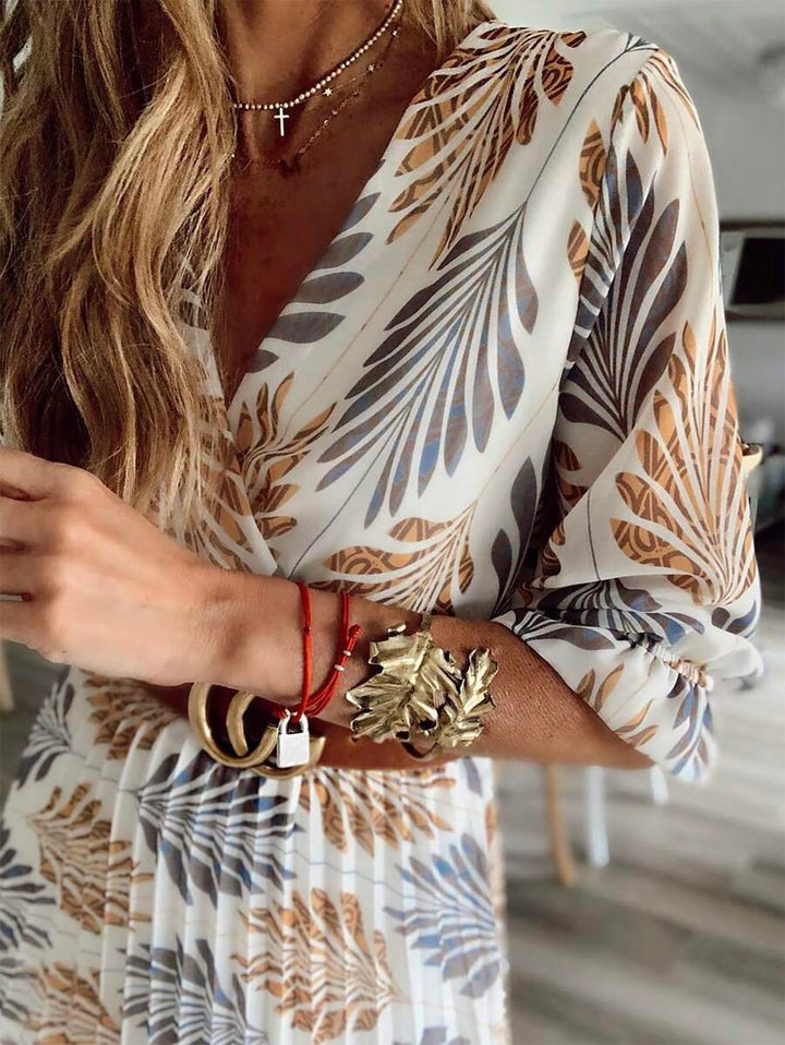 Women's Boho Maxi Dress Swing Style