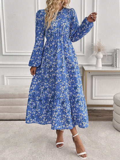 Beautiful Patterned Floor Length Maxi Dress