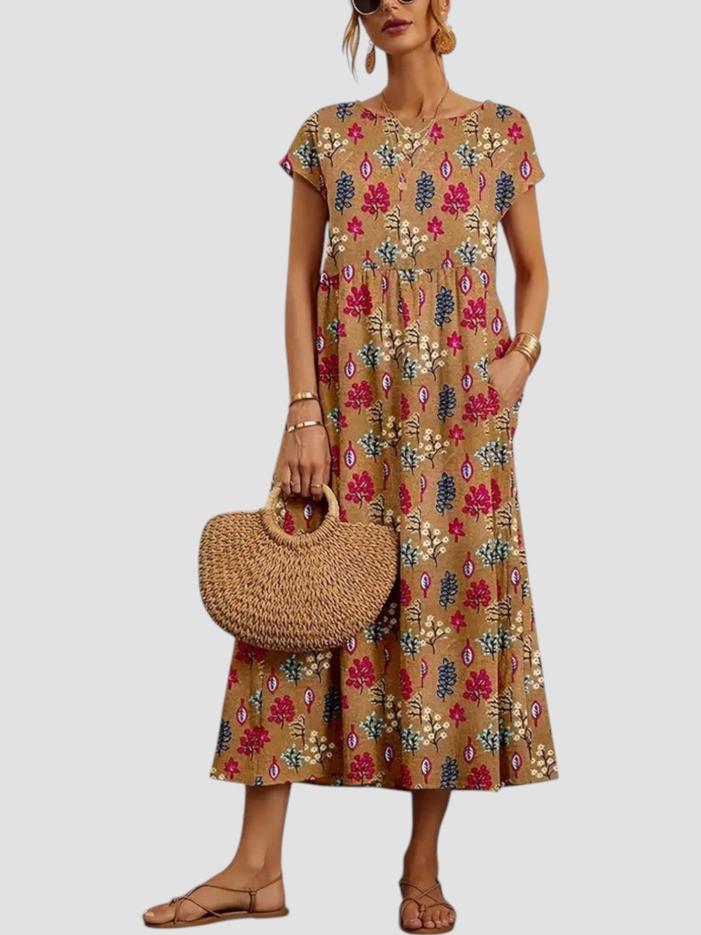 Classic Long Floor Dress