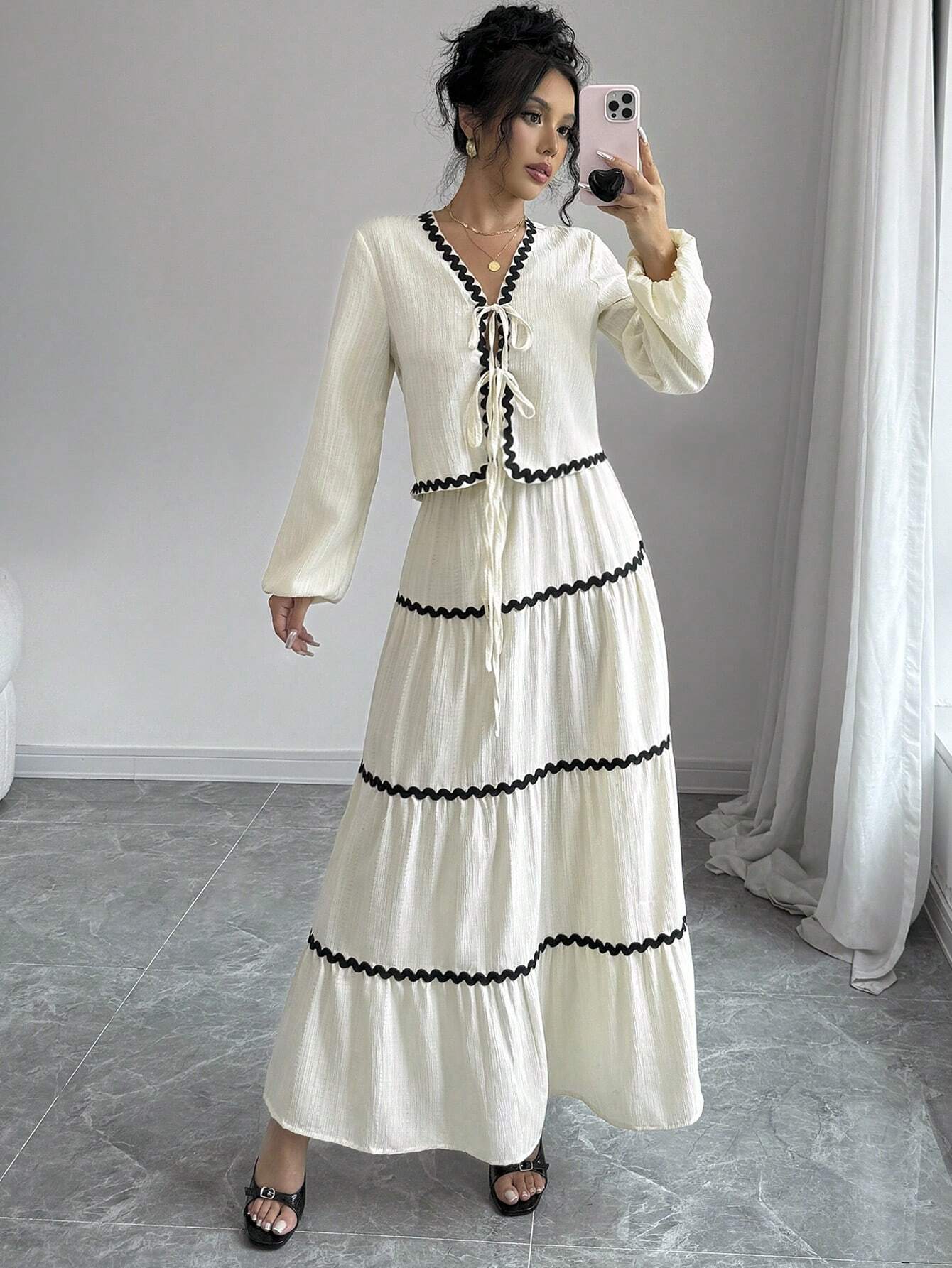 Chic Parisian Dress and Skirt - VibreMode