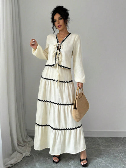 Chic Parisian Dress and Skirt