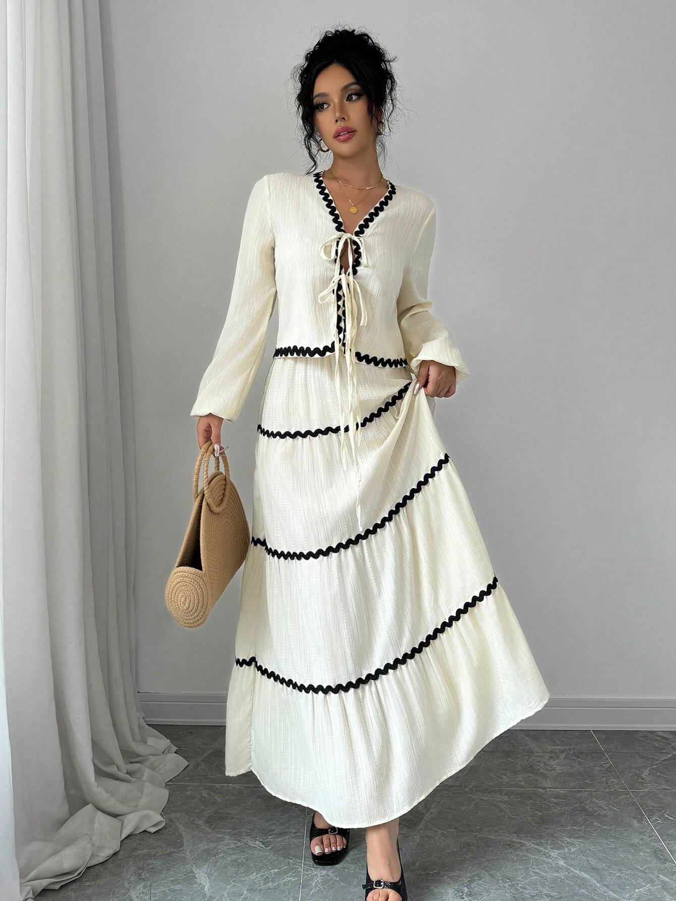 Chic Parisian Dress and Skirt