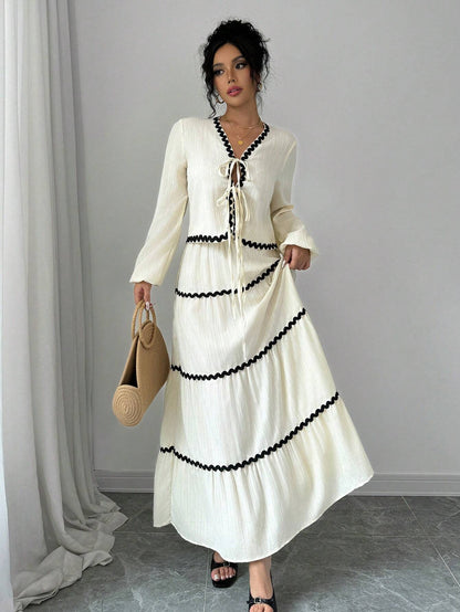 Chic Parisian Dress and Skirt