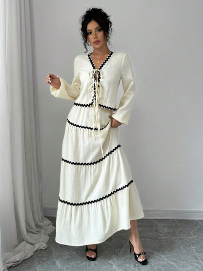 Chic Parisian Dress and Skirt