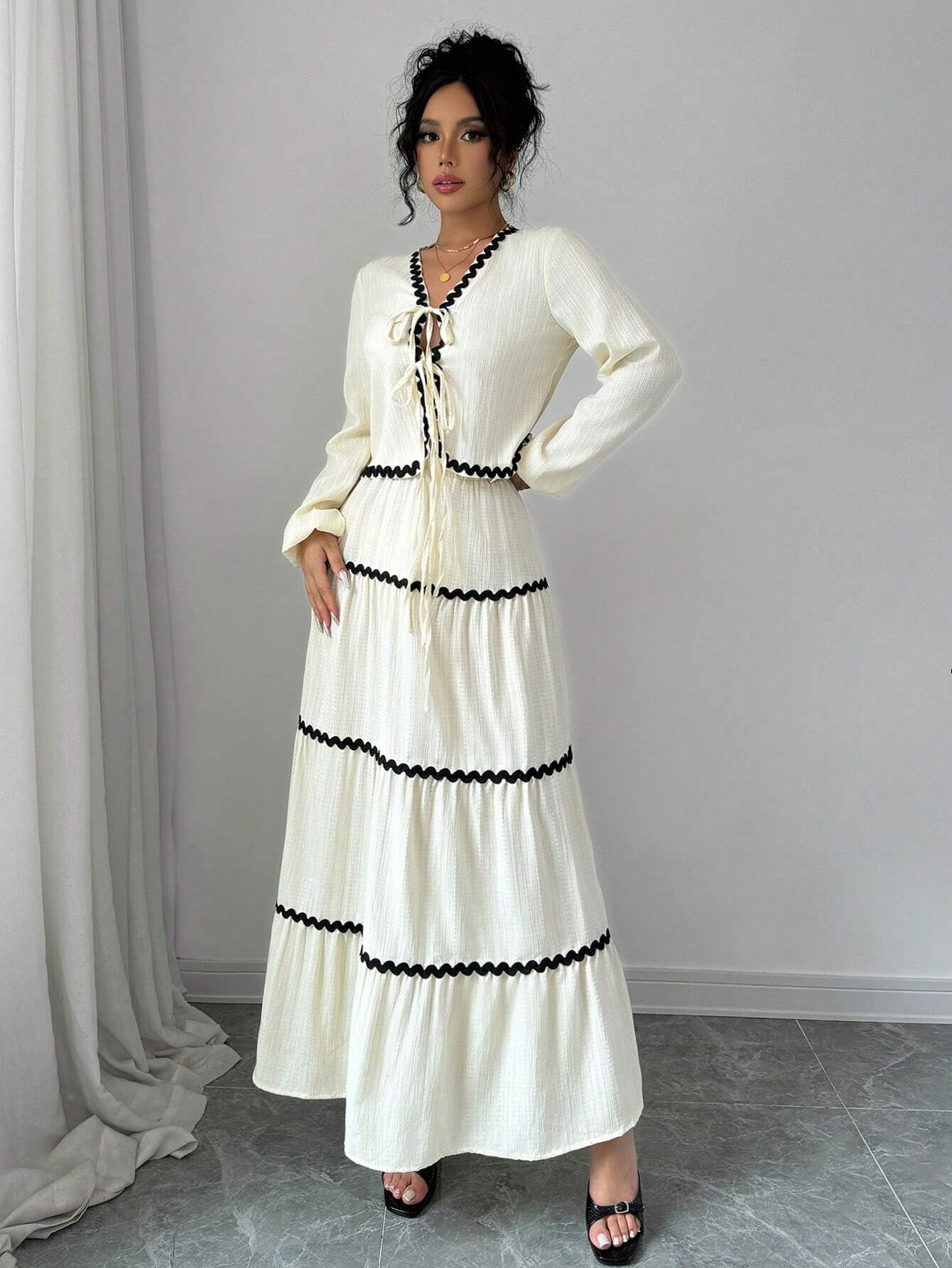 Chic Parisian Dress and Skirt