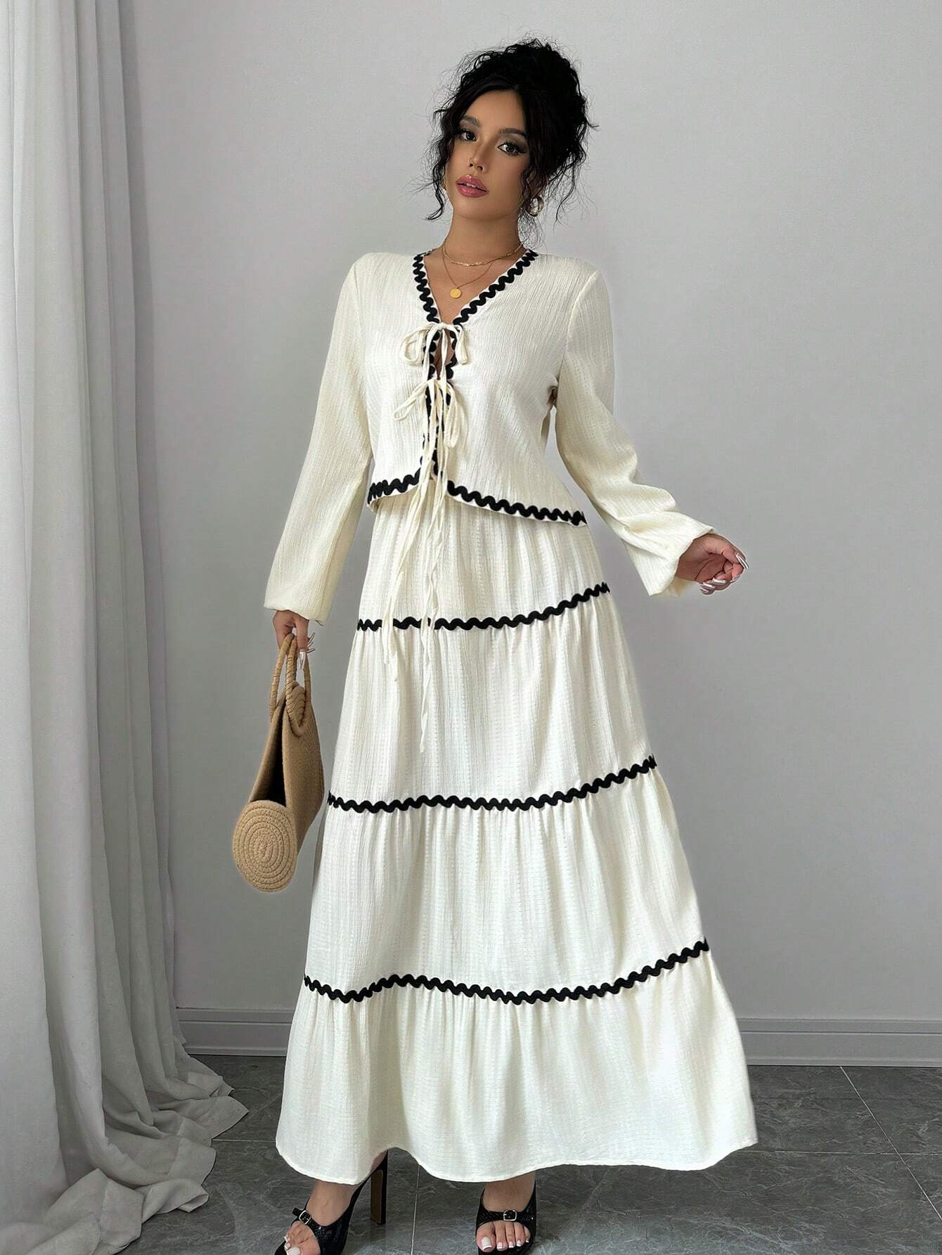 Chic Parisian Dress and Skirt