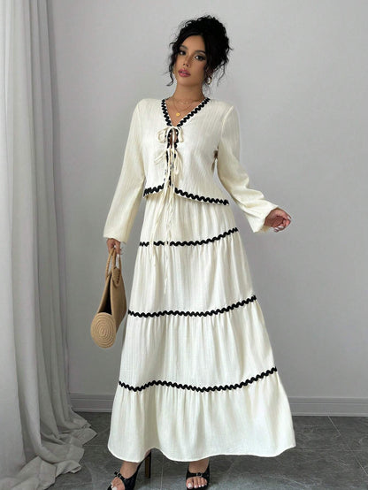 Chic Parisian Dress and Skirt