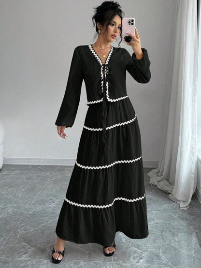 Chic Parisian Dress and Skirt