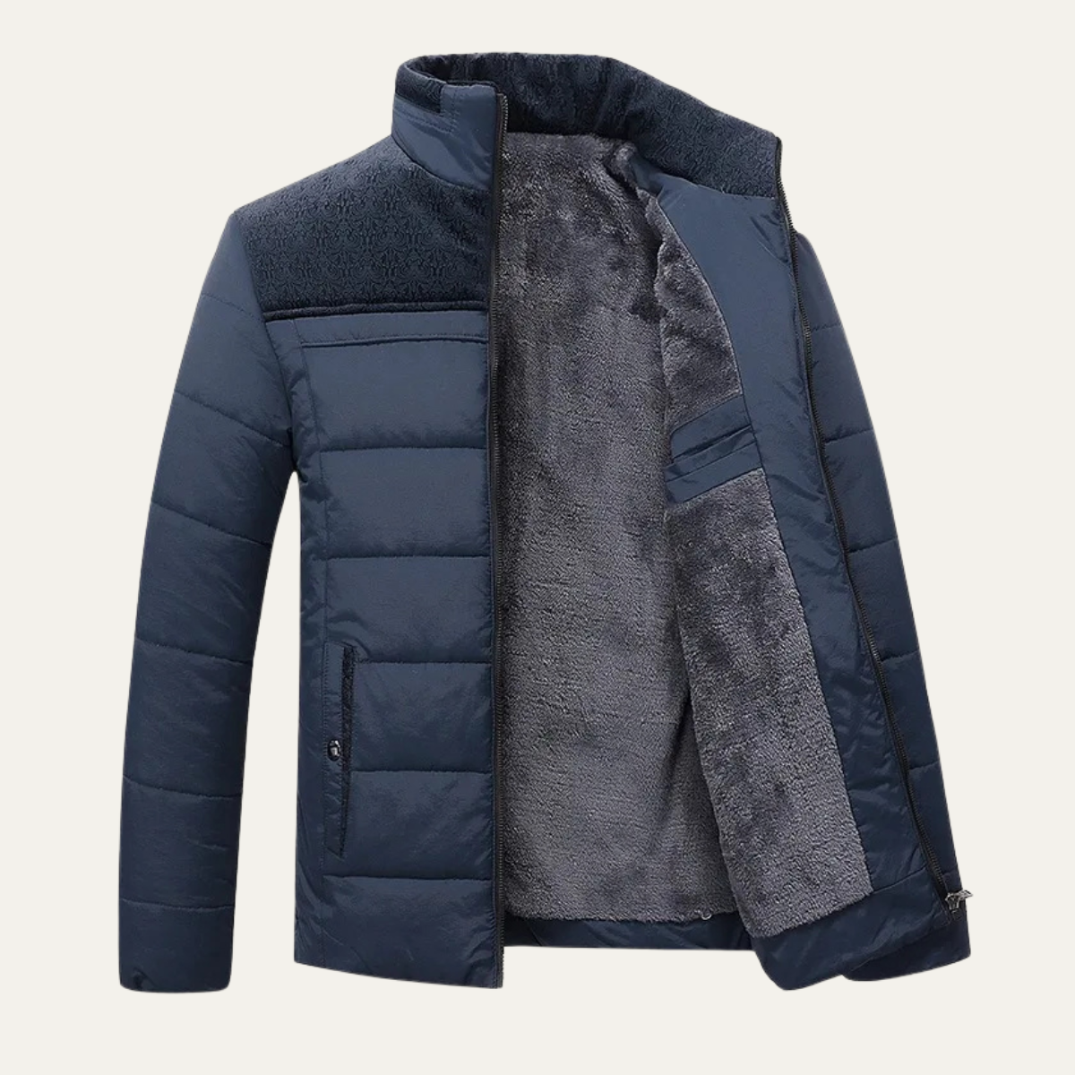 Men's Insulated Puffer Jacket Winter Plush