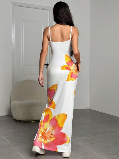 Beautiful Flower Pattern Dress