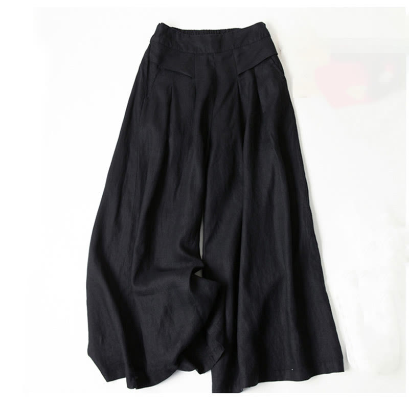 Women's High Waist Culotte Pants