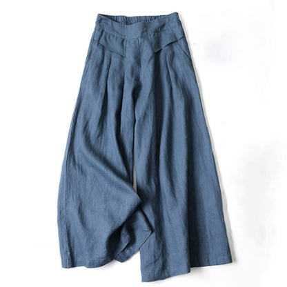 Women's High Waist Culotte Pants