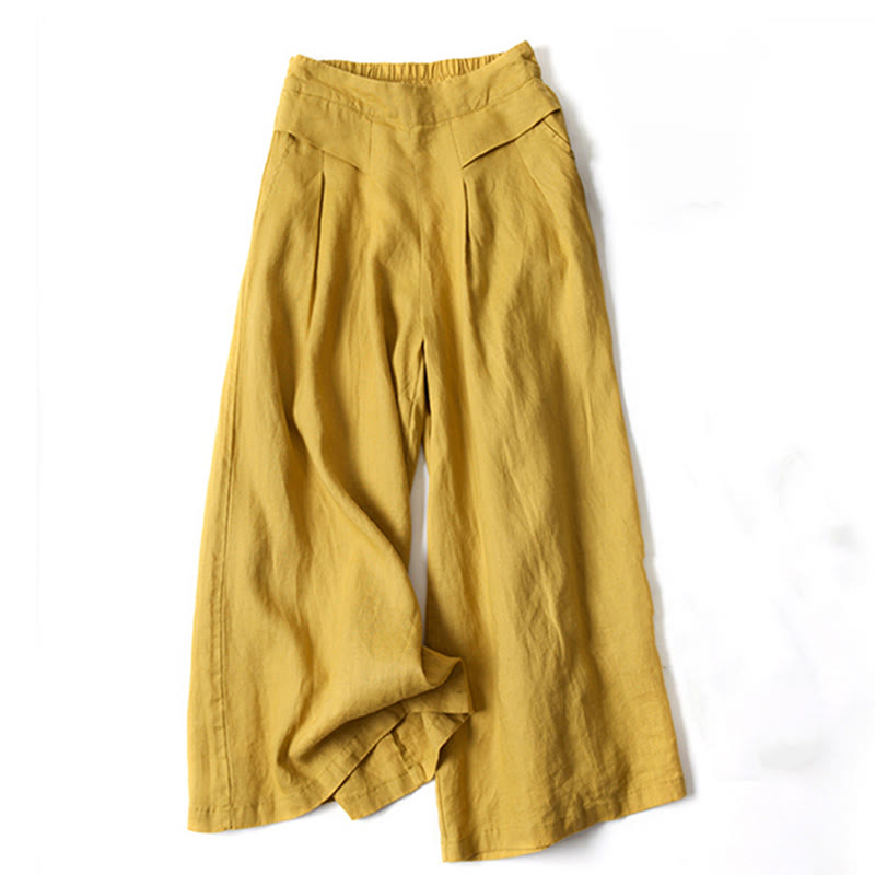 Women's High Waist Culotte Pants - VibreMode