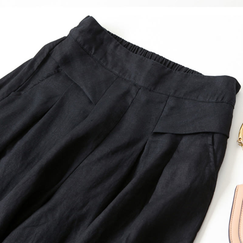 Women's High Waist Culotte Pants