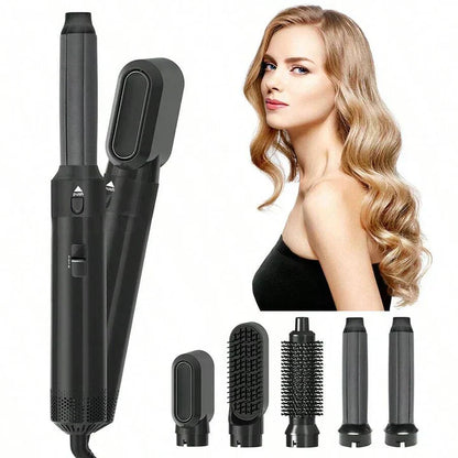 4-In-1 Hair Styler Curl Straighten Brush - VibreMode
