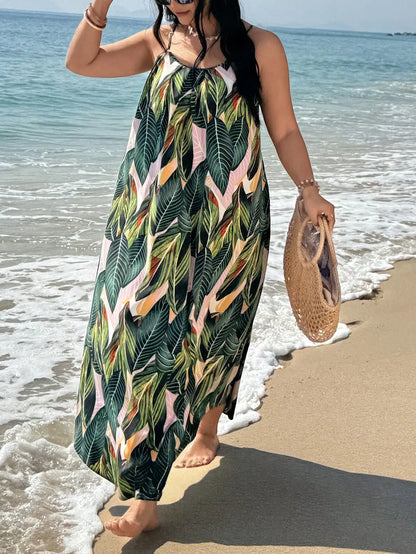 Floral - Curvy Chic Summer Long Maxi Dress