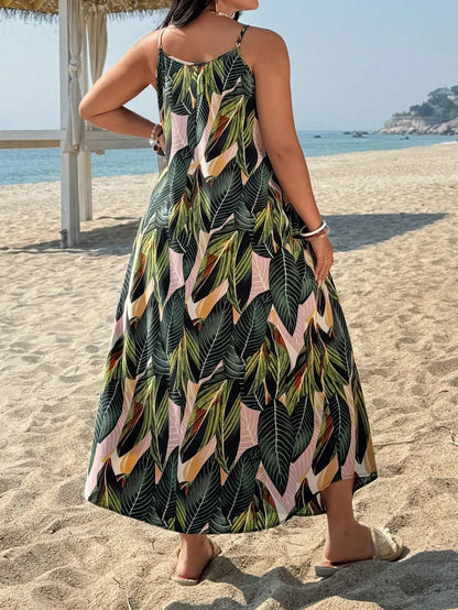 Floral - Curvy Chic Summer Long Maxi Dress