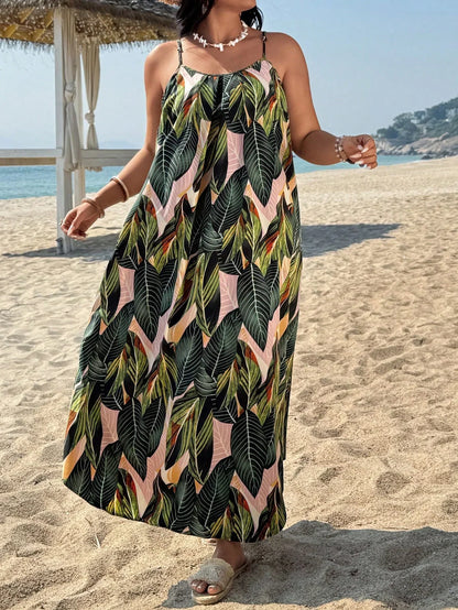 Floral - Curvy Chic Summer Long Maxi Dress