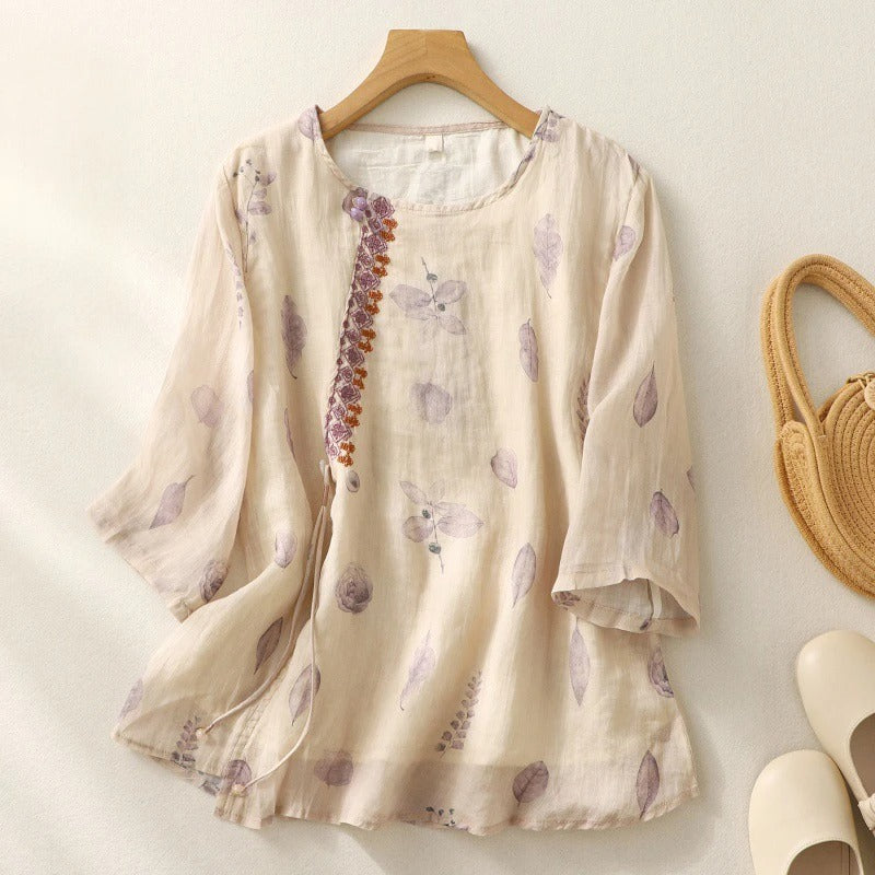 Women's Button Front Blouse