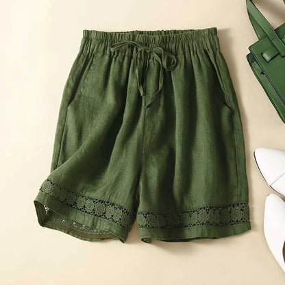 Women's Elastic Waist Casual Shorts