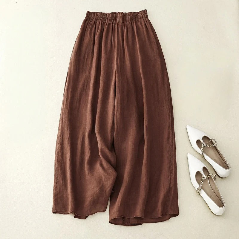 Comfortable Elastic Waist Pants - VibreMode