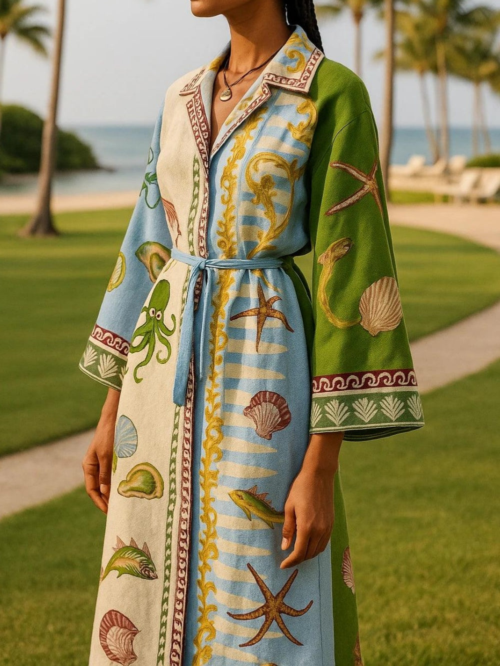Casual Floral Waist Dress